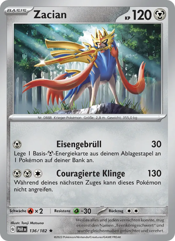 Zacian – Paradoxrift 136