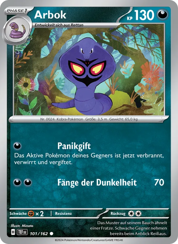 Arbok – Gewalten der Zeit 101