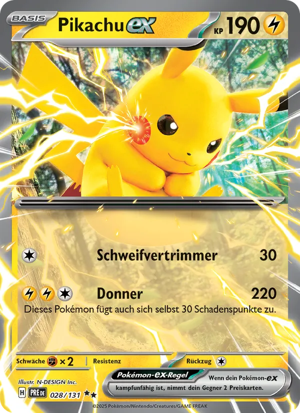 Pikachu-ex – Prismatische Entwicklungen 28