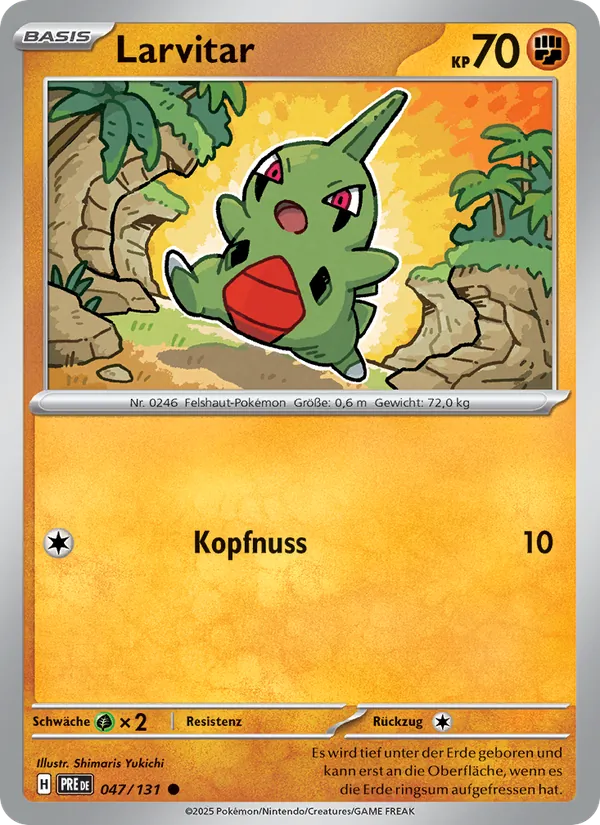 Larvitar – Prismatische Entwicklungen 47