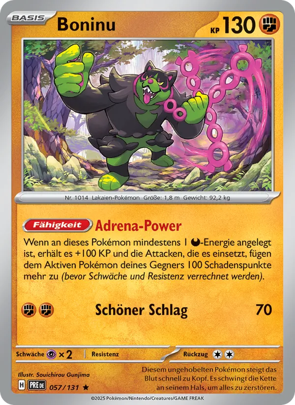 Boninu – Prismatische Entwicklungen 57