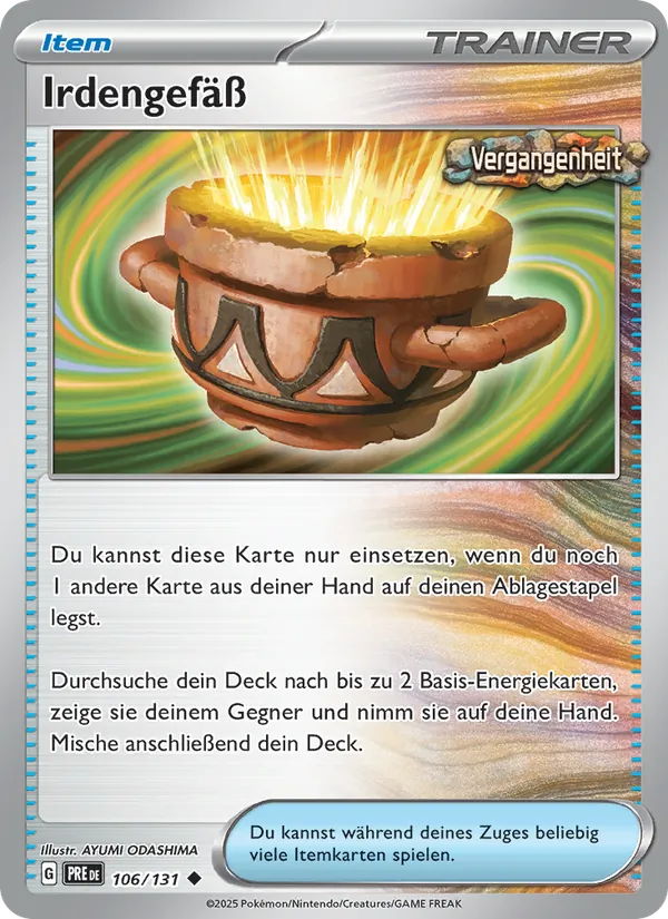 Irdengefäß – Prismatische Entwicklungen 106