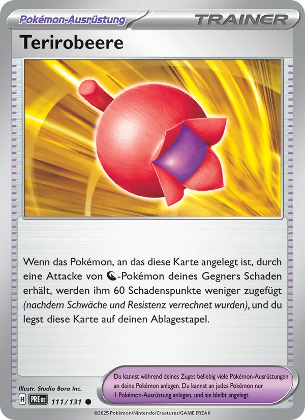 Terirobeere – Prismatische Entwicklungen 111