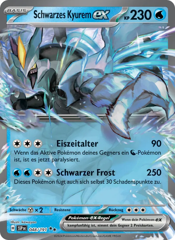 Schwarzes Kyurem-ex – Stürmische Funken 48