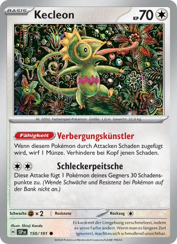 Kecleon – Stürmische Funken 150