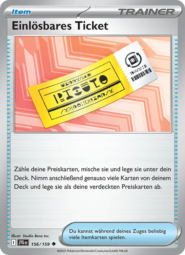 Einlösbares Ticket – Reisegefährten 156