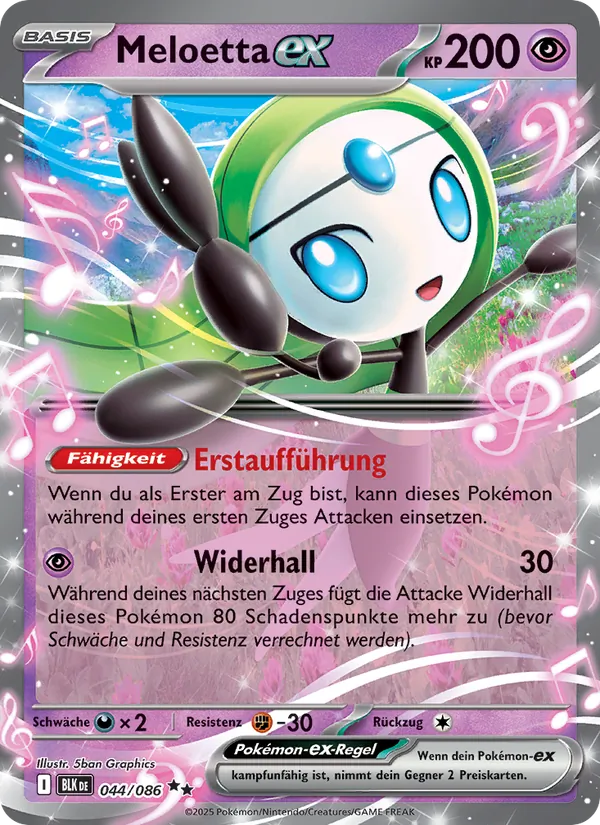 Meloetta-ex – Schwarze Blitze 44