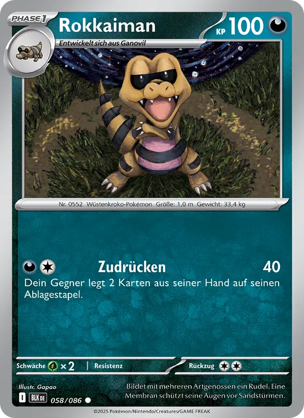 Rokkaiman – Schwarze Blitze 58