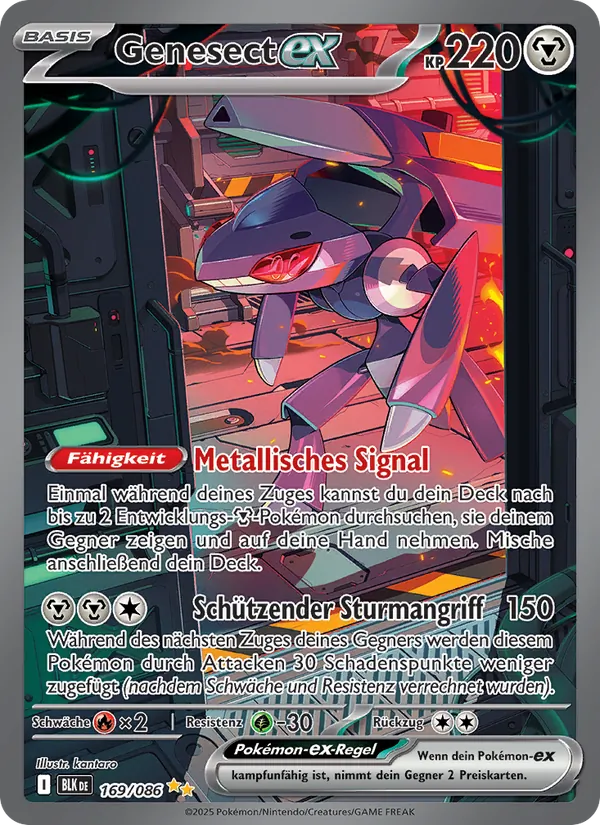 Genesect-ex – Schwarze Blitze 169