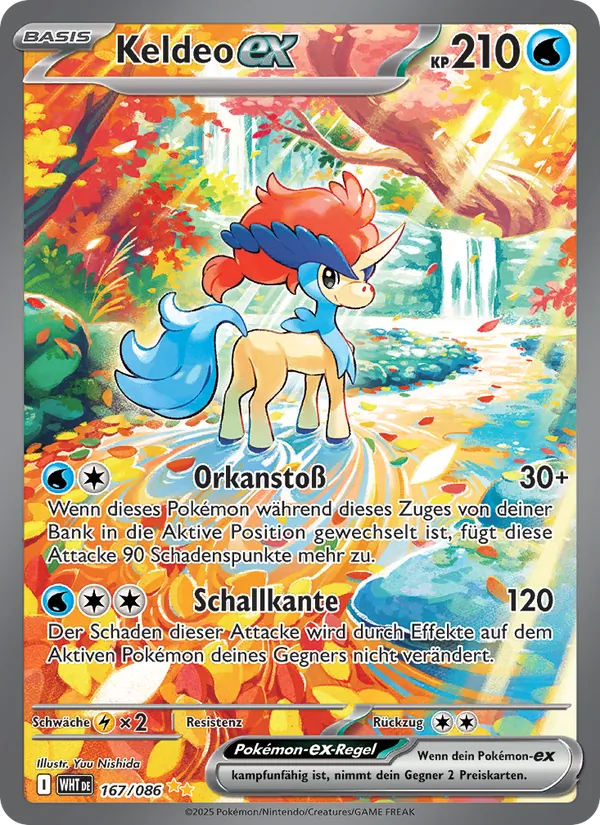 Keldeo-ex – Weiße Flammen 167