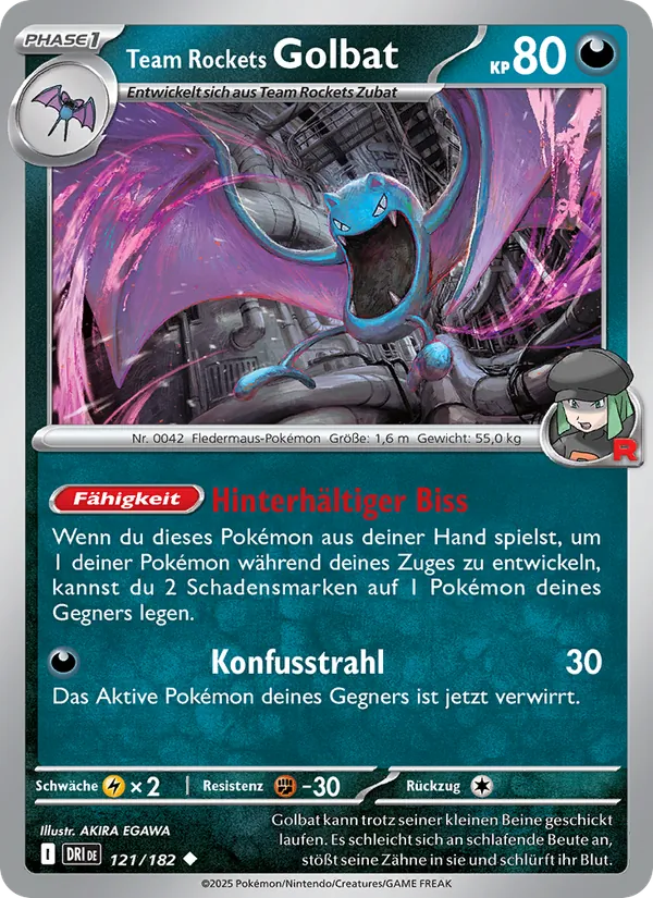 Team Rockets Golbat – Ewige Rivalen 121
