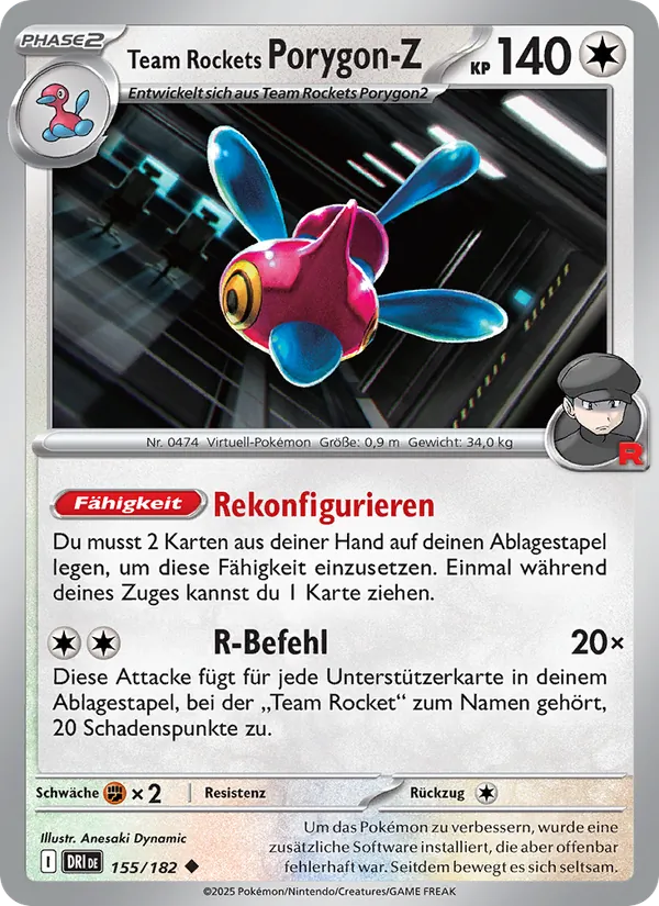 Team Rockets Porygon-Z – Ewige Rivalen 155