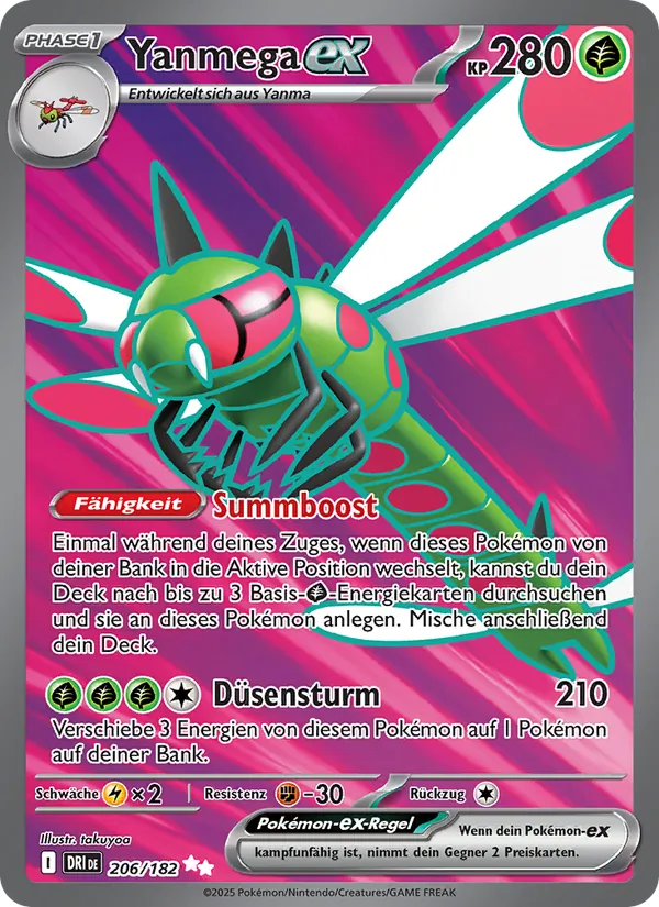 Yanmega-ex – Ewige Rivalen 206