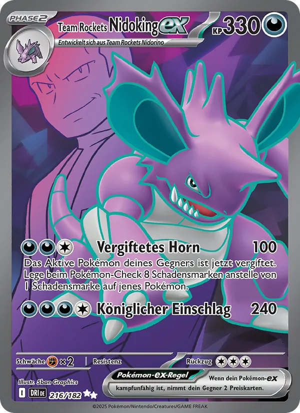 Team Rockets Nidoking-ex – Ewige Rivalen 216