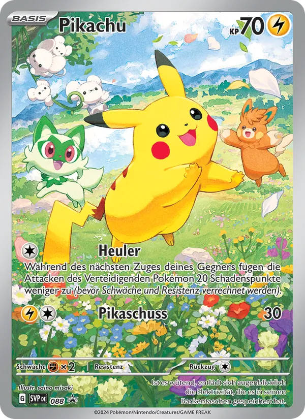Pikachu – SVP Black Star Promos 88