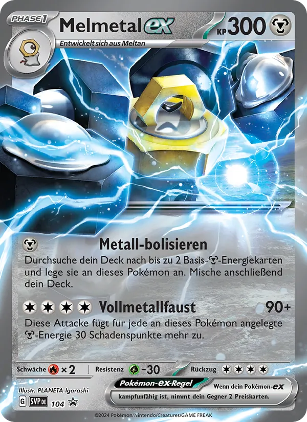 Melmetal-ex – SVP Black Star Promos 104