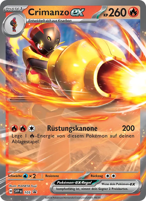 Crimanzo-ex – SVP Black Star Promos 105