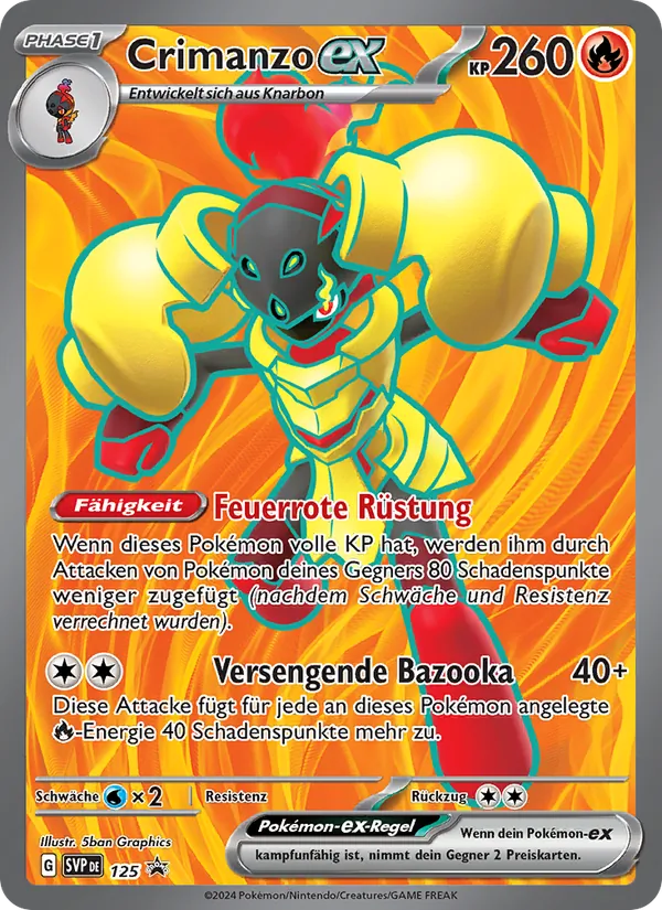 Crimanzo-ex – SVP Black Star Promos 125