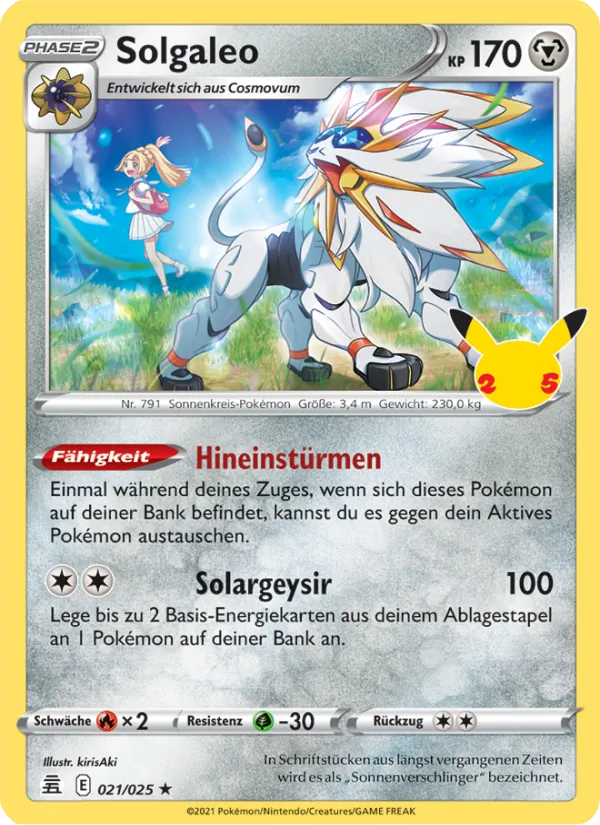 Solgaleo – Celebrations 21