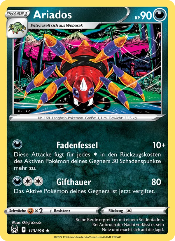 Ariados – Verlorener Ursprung 113