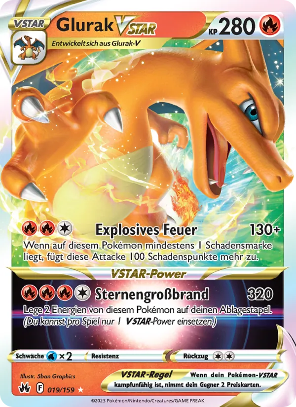 Glurak VSTAR – Zenit der Könige 19