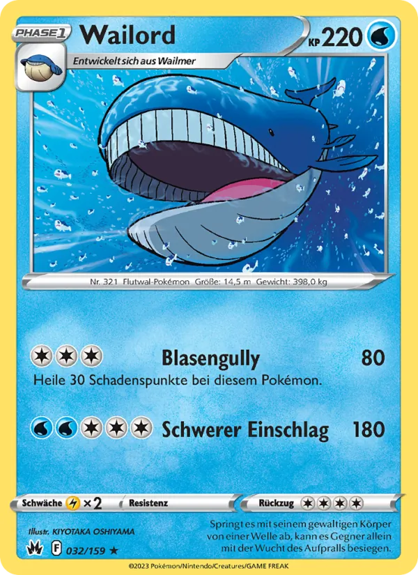 Wailord – Zenit der Könige 32