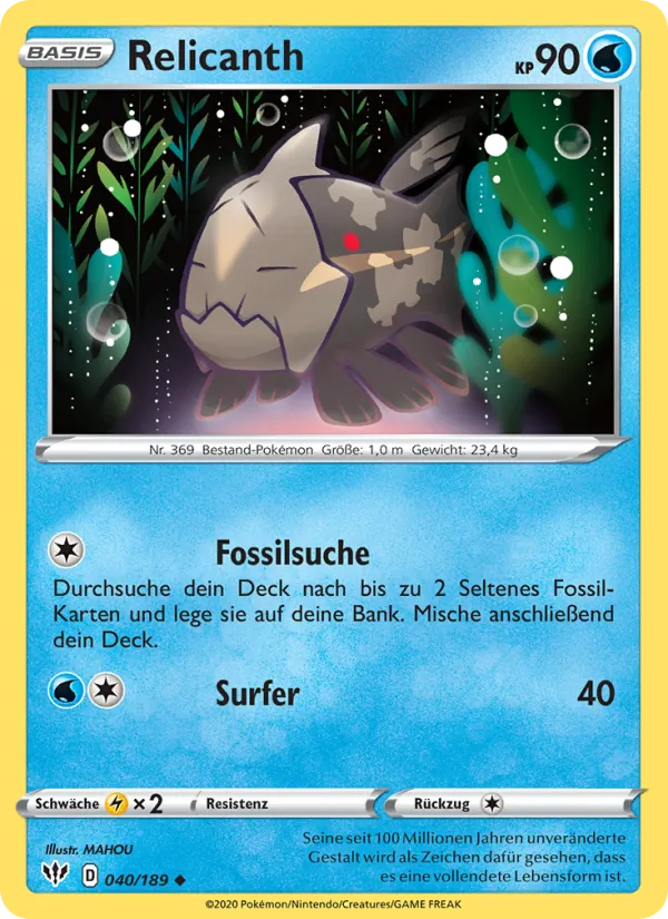Relicanth – Flammende Finsternis 40