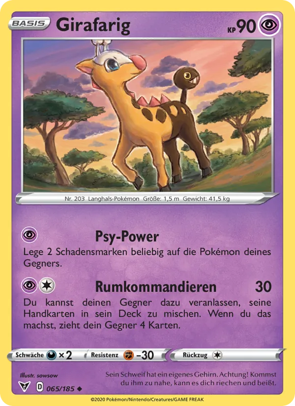 Girafarig – Farbenschock 65