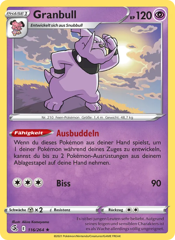 Granbull – Fusionsangriff 116