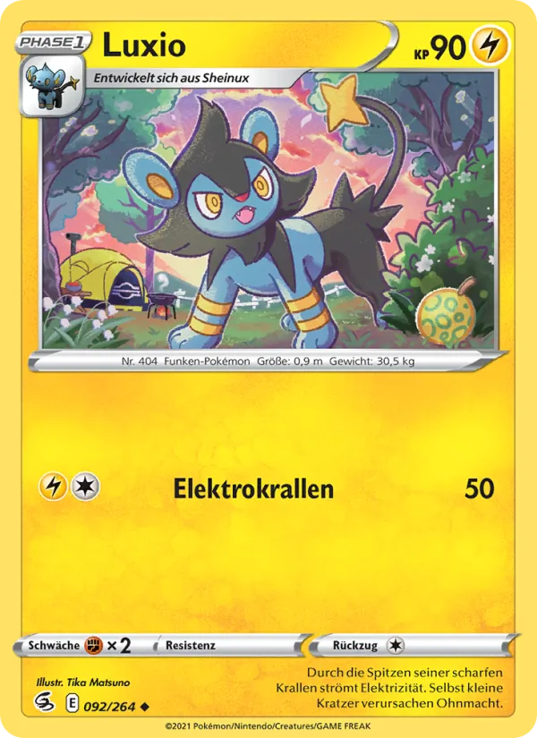 Luxio – Fusionsangriff 92