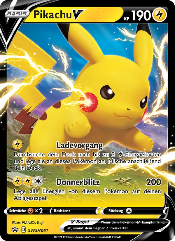 Pikachu V – SCSC Promokarten SWSH061