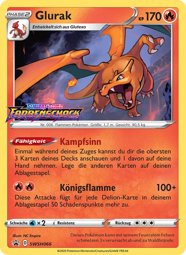 Glurak – SCSC Promokarten SWSH066