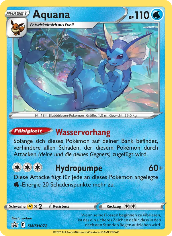 Aquana – SCSC Promokarten SWSH072