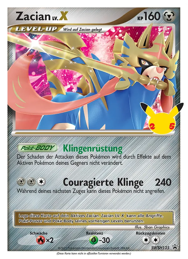 Zacian – SCSC Promokarten SWSH135