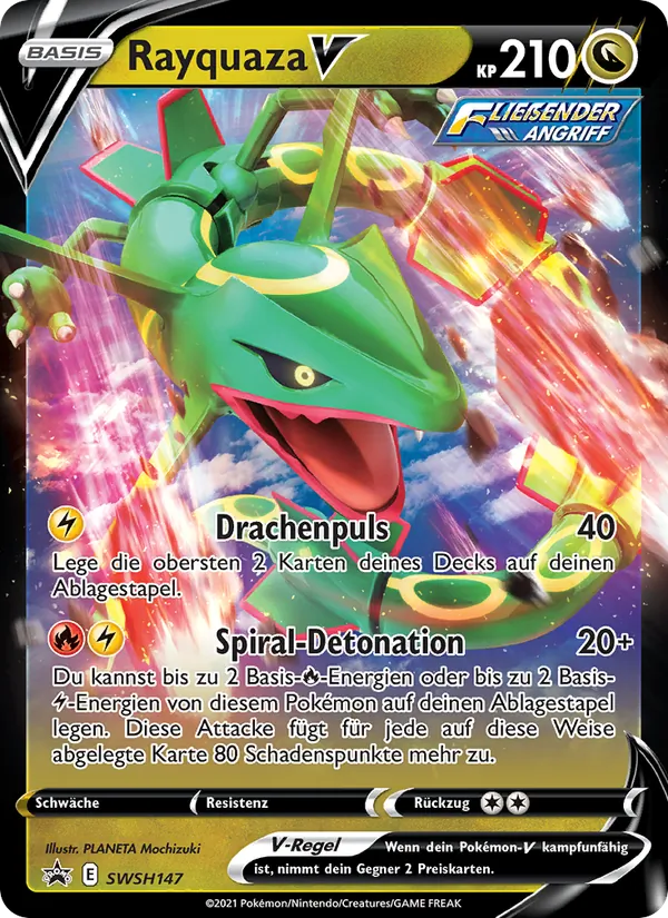 Rayquaza V – SCSC Promokarten SWSH147