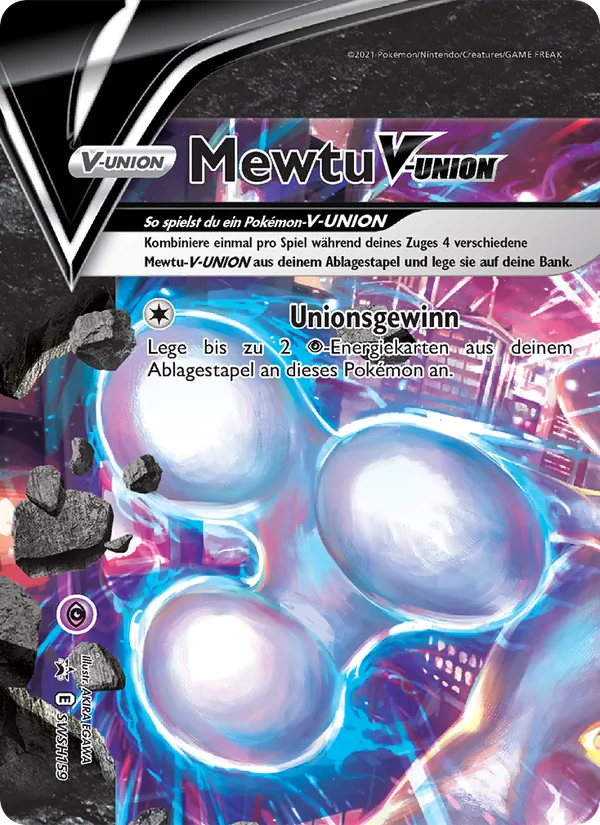 Mewtu V-UNION – SCSC Promokarten SWSH159