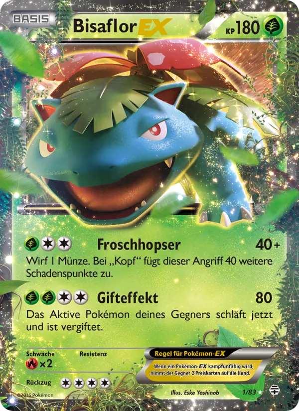 Bisaflor-EX – Generationen 1