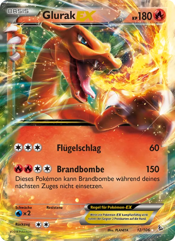 Glurak EX – Flammenmeer 12