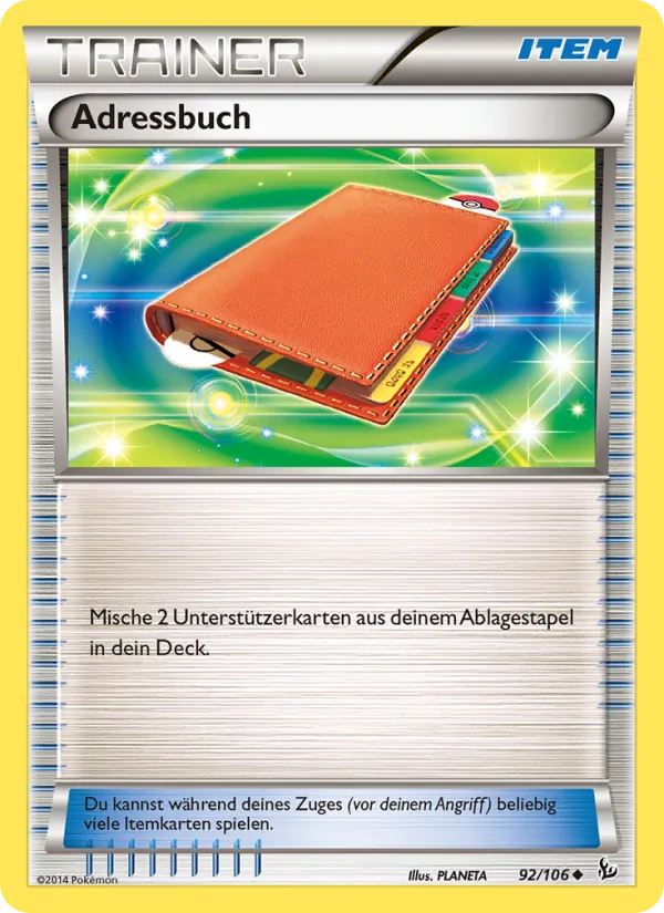Adressbuch – Flammenmeer 92