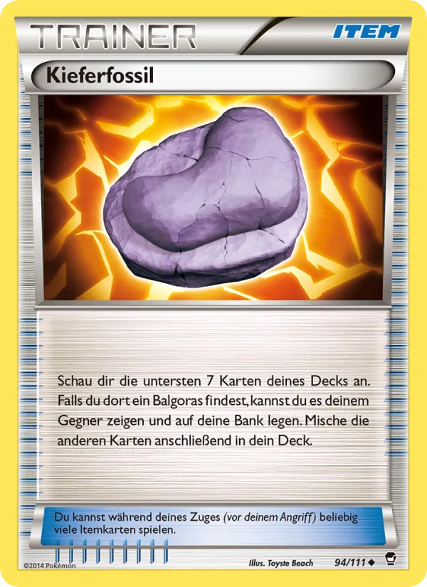 Kieferfossil – Fliegende Fäuste 94