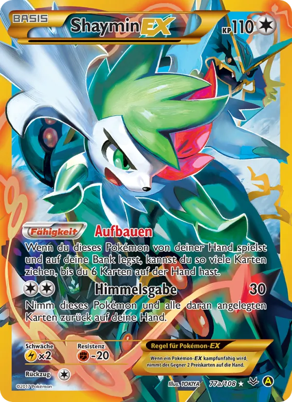 Shaymin EX – Drachenleuchten 77a
