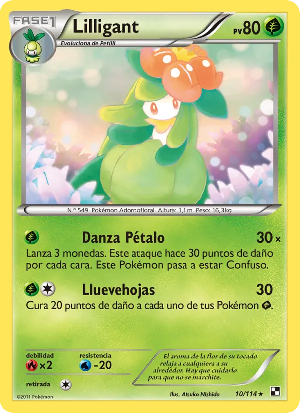 Lilligant – Negro y Blanco 10