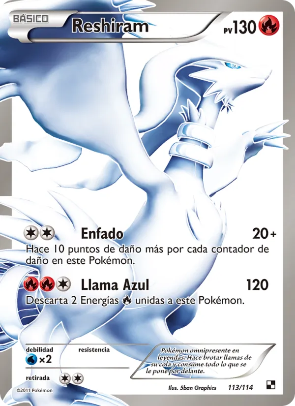 Reshiram – Negro y Blanco 113