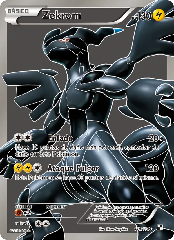 Zekrom – Negro y Blanco 114
