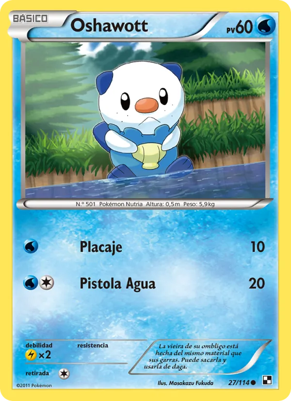 Oshawott – Negro y Blanco 27