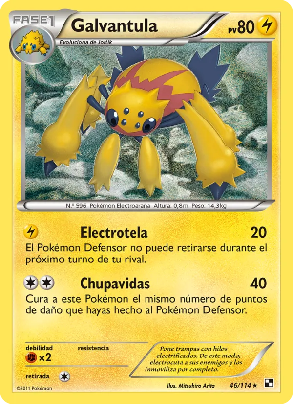 Galvantula – Negro y Blanco 46