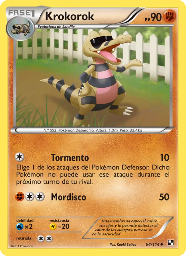 Krokorok – Negro y Blanco 64