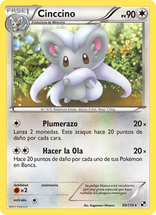 Cinccino – Negro y Blanco 89