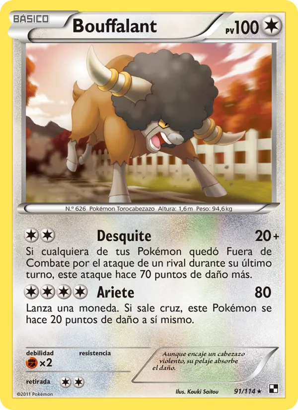 Bouffalant – Negro y Blanco 91