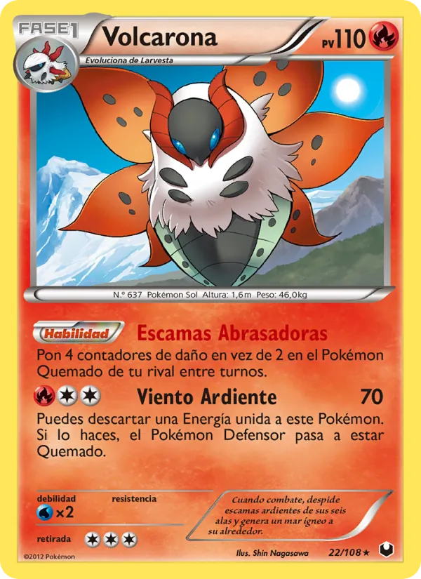 Volcarona – Oscuros Exploradores 22